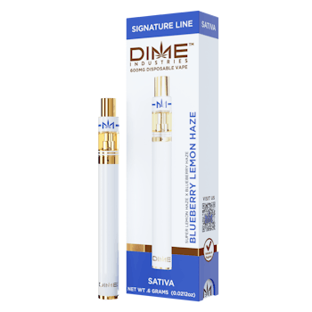 Dime Industries Blueberry Lemon Haze 600mg Disposable